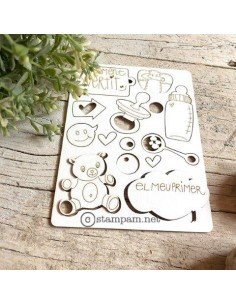Die-cuts adhesivos - BEBÉ