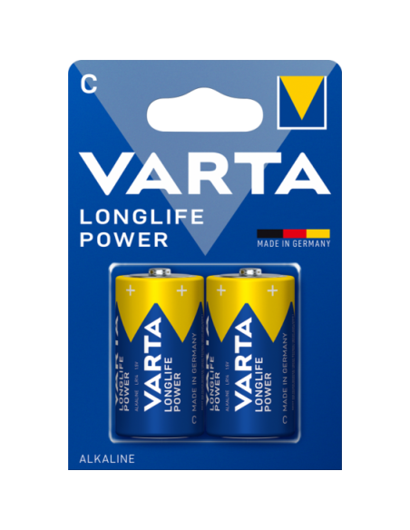 VARTA-Pila alcalina LongLife Power LR14 C (blíster 2 pilas) (Descatalogado 4914121422)