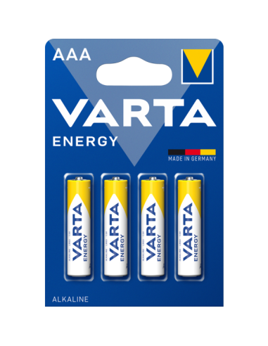VARTA-Pila alcalina Energy LR03 AAA (blíster 4 pilas)