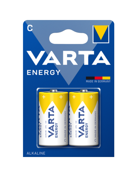 VARTA-Pila alcalina Energy LR14 C (blíster 2 pilas) (Descatalogado 04114229422)