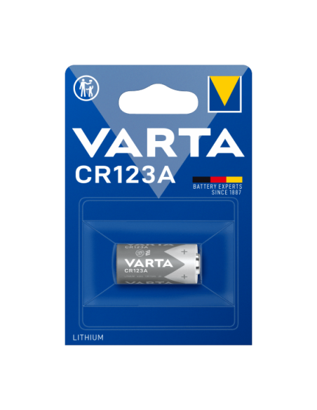 VARTA-Pila litio CR123A 3v (blíster 1 pila)