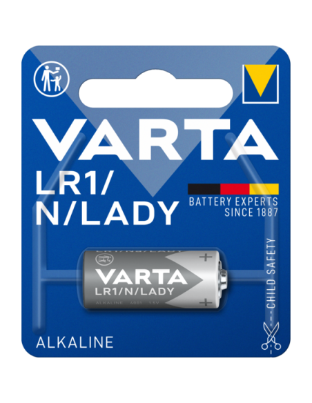 VARTA-Pila alcalina LR1-N-LADY 1,5V (blíster 1 pila)