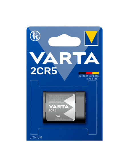 VARTA-Pila litio 2CR5 6V (blíster 1 pila)