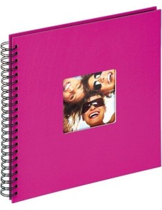 Album espiral 30x30cm 50 paginas - Rosa