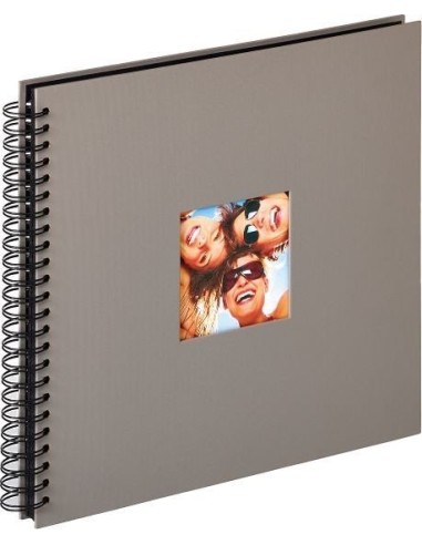 Album espiral 30x30cm 50 paginas - Gris
