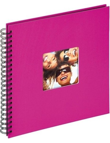 Album espiral 30x30cm 50 paginas - Rosa