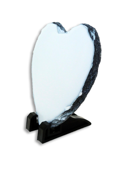 Fotopanel de pizarra natural corazon 195x200mm