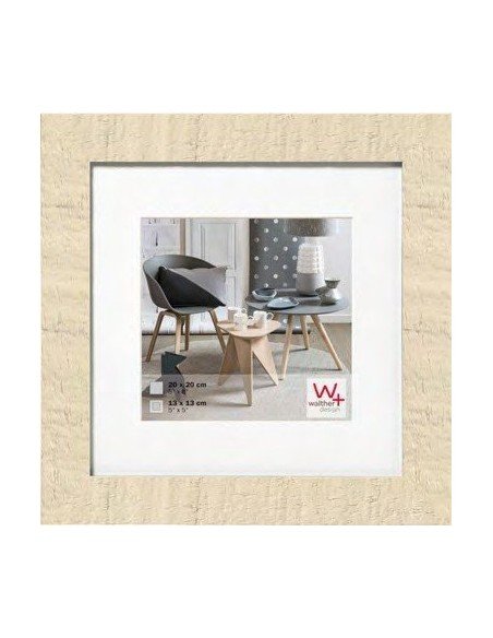 Portafotos madera cuadrado 30x30 - Beige
