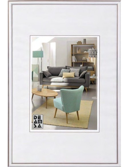 Portafotos plastico 50x60cm metacrilato - Plata