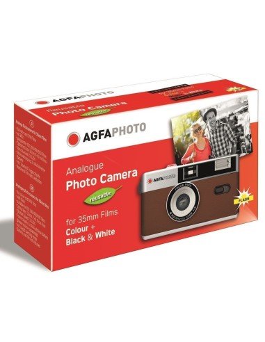 AgfaPhoto Camara analogica 35mm Reusable - Brown