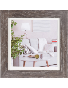 Portafotos Madera 20x20 - Gris