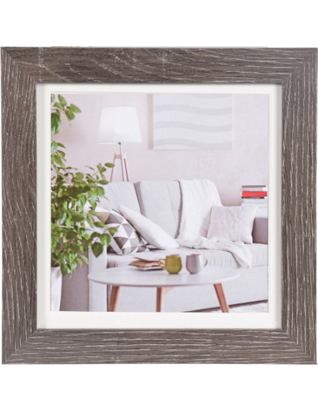 Portafotos Madera 20x20 - Gris