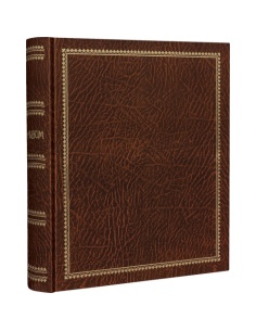 Album anillas 27x32 cm (5 hojas autoadhesivas) - Marron
