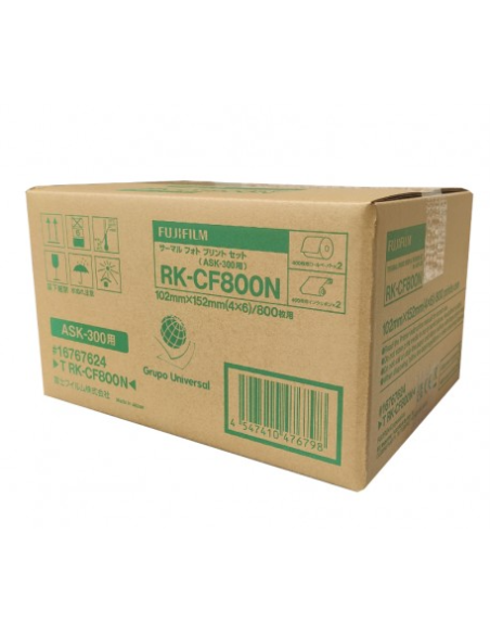 PAPEL ASK300 10x15 T RK-CF800N