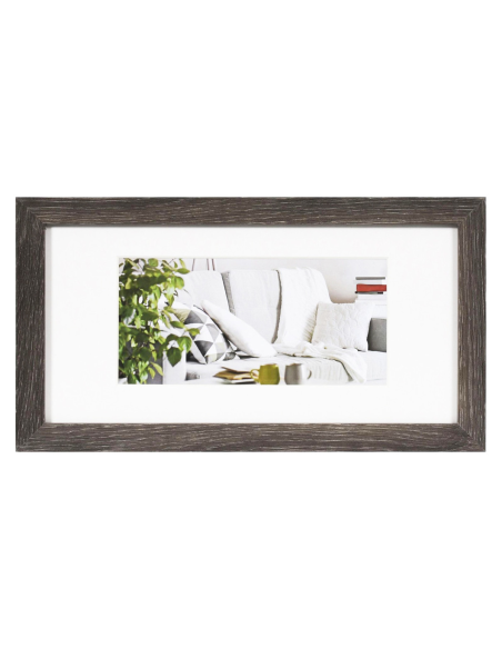 Portafotos madera passepartout 15x30 Gris