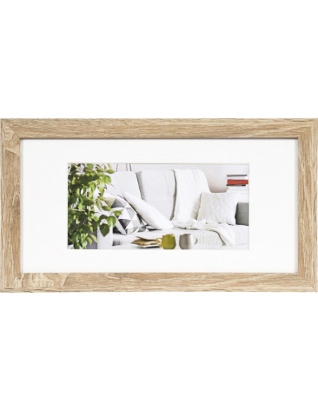 Portafotos madera passepartout 15x30 Marron claro