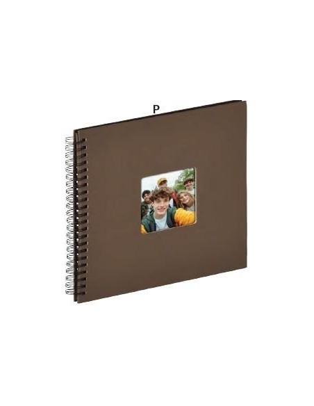 Album espiral 30x30cm 50 paginas - Marrón