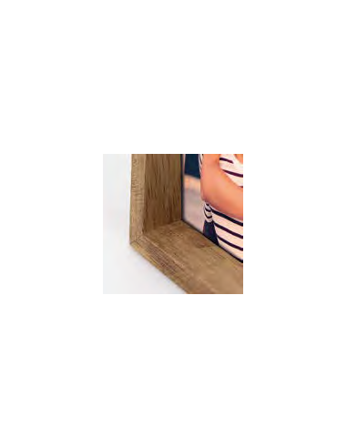 Portafotos madera marrón 13x18cm horizontal (ZEP)