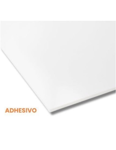 PVC BLANCO ESPUMADO 10X10X3mm ADHESIVO