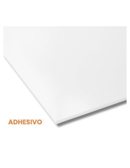 PVC BLANCO ESPUMADO 10X10X3mm ADHESIVO
