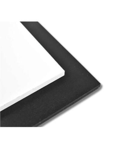PVC BLANCO ESPUMADO 20X20X3mm ADHESIVO
