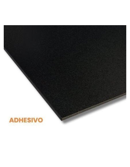 PVC NEGRO ESPUMADO 15X15X3mm ADHESIVO