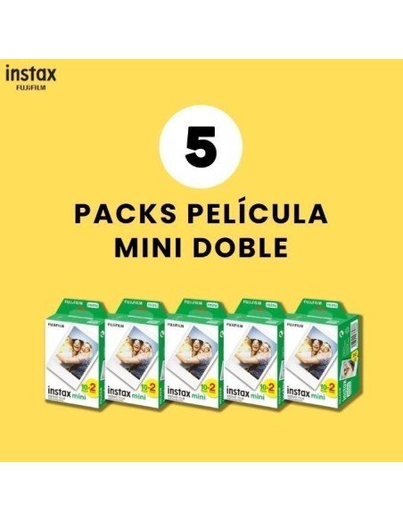 PACK 5 INSTAX MINI EU 2 GLOSSY(10X2/PK)