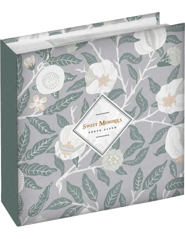 Album 10x15cm 200 fotos - Verde/Gris