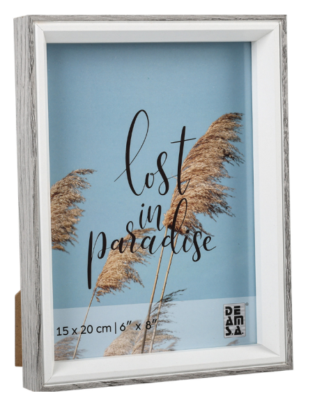 Portafotos Madera 13x18cm - Gris
