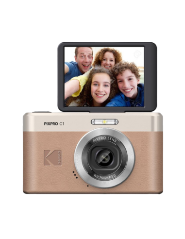 Kodak Pixpro C1 con Pantalla Giratoria - Marron
