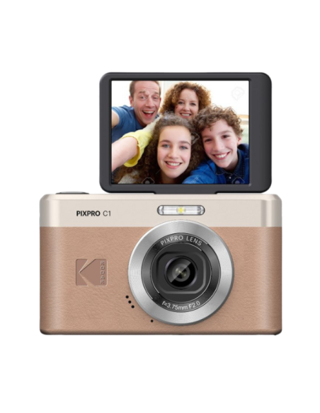 Kodak Pixpro C1 con Pantalla Giratoria - Marron