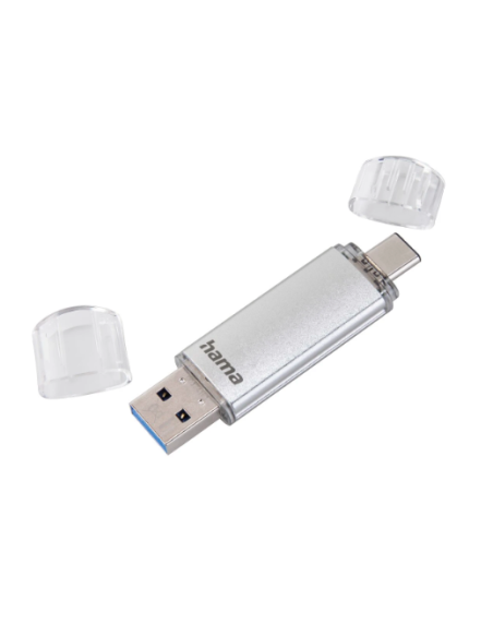Memoria Hama C-LAETA 16GB USB-C 3.1/3.0 OTG SILVER