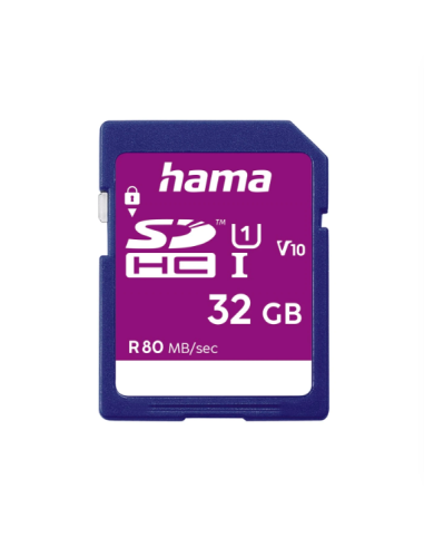 Tarjeta Hama SD HC 32GB 10 UHS-I 80MB/s