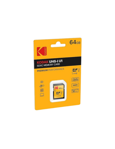 Tarjeta Kodak SD 64GB UHS-I C10 V10 Premium