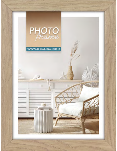 Portafotos madera 15x20 moldura simple (ZEP) - Color H