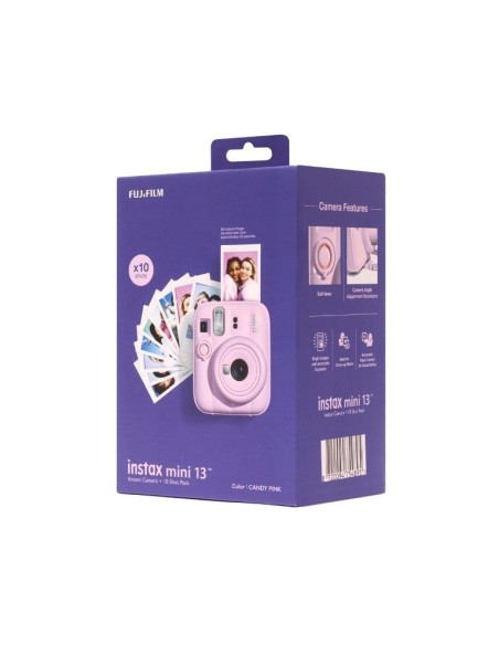 BUNDLE INSTAX MINI 13 CANDY PINK + PACK 10 FOTOS