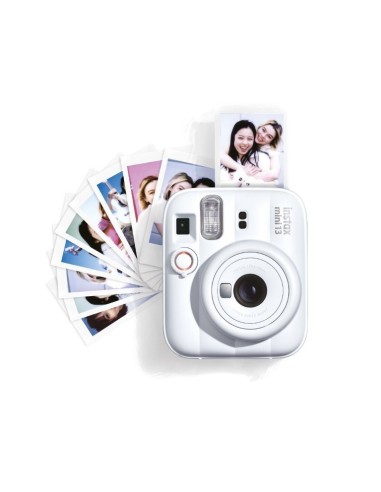 BUNDLE INSTAX MINI 13 CLAY WHITE + PACK 10 FOTOS