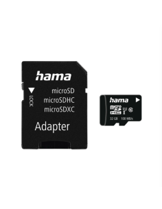 Tarjeta Hama Micro SDHC 16GB Clase 10 UHS-I 100MB/s + adaptador/movil